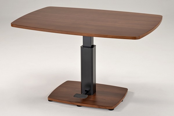 Height adjustable coffee table