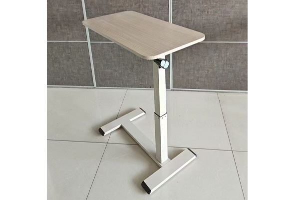 Height adjustable rolling laptop desk