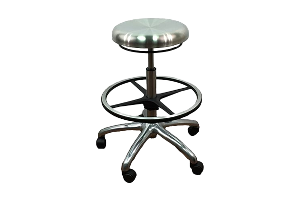 Rolling Height adjustable work stool