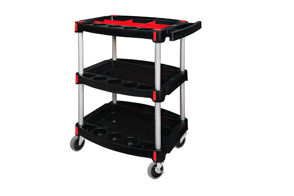 Tool Cart 3 Shelves, w/1 Cable Tidy